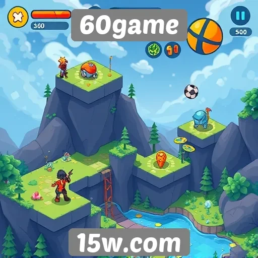 Navegação simplificada melhora a experiência em 60game